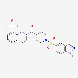 molecular formula C23H25F3N4O3S B8137032 ML380 