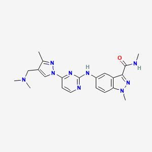 molecular formula C21H25N9O B8137040 Syk-IN-4 