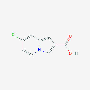 molecular formula C9H6ClNO2 B8137781 7-CHLORO-2-INDOLIZINECARBOXYLIC ACID 