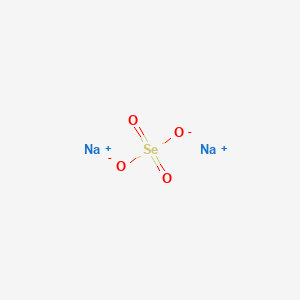 molecular formula Na2O4Se B081378 Sodium selenate CAS No. 13410-01-0