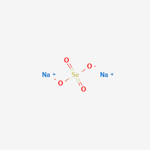 molecular formula Na2SeO4<br>Na2O4Se B081378 Sodium selenate CAS No. 13410-01-0