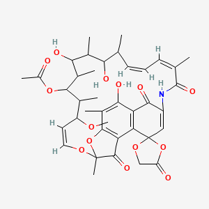 molecular formula C39H47NO14 B8137960 Rifamycin O 