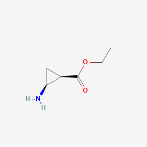 molecular formula C6H11NO2 B8138087 cis-2-Amino-cyclopropanecarboxylic acid ethyl ester 