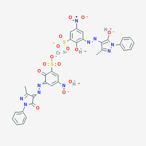 molecular formula C32H23CrN10O14S2 B081382 溶剂橙 56 CAS No. 12227-68-8