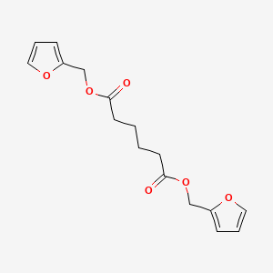 molecular formula C16H18O6 B8138246 Bis(furan-2-ylmethyl) adipate CAS No. 61190-77-0