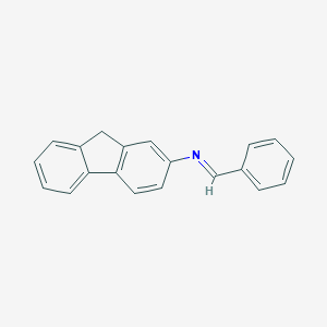 molecular formula C20H15N B081383 Benzylidene 2-fluorenamine CAS No. 13924-50-0