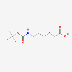 molecular formula C10H19NO5 B8138311 2-[3-(Boc-amino)propoxy]-acetic acid 