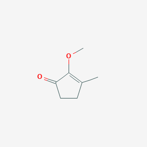 molecular formula C7H10O2 B081384 2-Methoxy-3-methylcyclopent-2-en-1-one CAS No. 14189-85-6