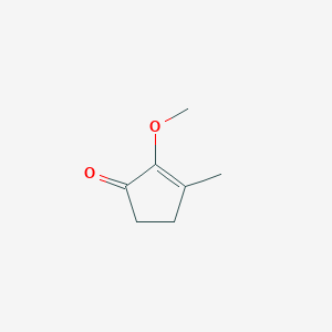 molecular formula C7H10O2 B081384 2-Cyclopenten-1-one, 2-methoxy-3-methyl- CAS No. 14189-85-6
