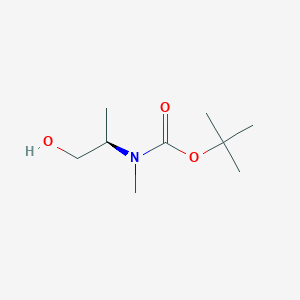 molecular formula C9H19NO3 B8138431 tert-butyl N-[(2R)-1-hydroxypropan-2-yl]-N-methylcarbamate 