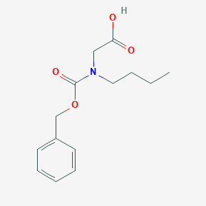 molecular formula C14H19NO4 B8138437 Glycine, N-butyl-N-[(phenylmethoxy)carbonyl]- CAS No. 118988-08-2