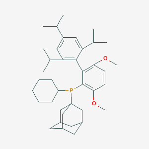 Adamantan-1-yl(cyclohexyl)(2',4',6'-triisopropyl-3,6-dimethoxy-[1,1'-biphenyl]-2-yl)phosphine