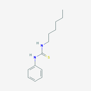 molecular formula C13H20N2S B081385 1-己基-3-苯基-2-硫脲 CAS No. 15153-13-6