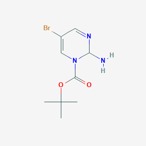molecular formula C9H14BrN3O2 B8138553 C9H14BrN3O2 