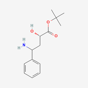 tert-butyl (2S)-4-amino-2-hydroxy-4-phenylbutanoate