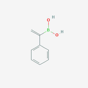 molecular formula C8H9BO2 B081392 1-Phenylvinylboronic acid CAS No. 14900-39-1