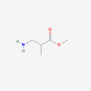 molecular formula C5H11NO2 B081394 Methyl 3-amino-2-methylpropanoate CAS No. 14678-48-9
