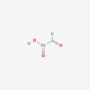 molecular formula CH2O3Pb B8139597 Formyl-hydroxy-oxolead 