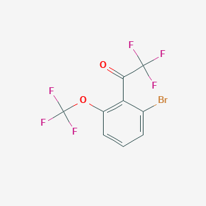 1-(2-Bromo-6-(trifluoromethoxy)phenyl)-2,2,2-trifluoroethanone