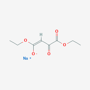 molecular formula C8H11NaO5 B8139660 sodium;(E)-1,4-diethoxy-3,4-dioxobut-1-en-1-olate 