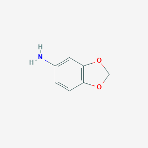 molecular formula C7H7NO2 B081397 3,4-(Methylenedioxy)aniline CAS No. 14268-66-7