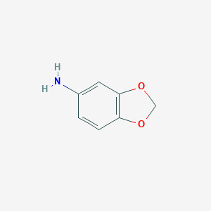 molecular formula C7H7NO2 B081397 1,3-Benzodioxol-5-amine CAS No. 14268-66-7