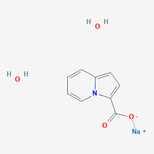 molecular formula C9H10NNaO4 B8139753 Sodium 3-indolizinecarboxylate dihydrate 