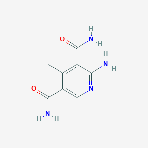 2-Amino-4-methylpyridine-3,5-dicarboxamide