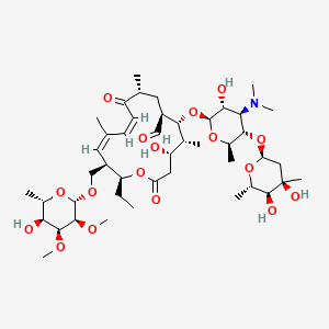 molecular formula C45H75NO17 B8140001 Tylosin, (2R,3R)-2,3-dihydroxybutanedioate (salt) 