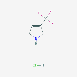 3-(trifluoromethyl)-2,5-dihydro-1H-pyrrole hydrochloride