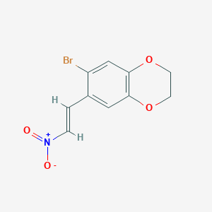 6-bromo-7-[(E)-2-nitroethenyl]-2,3-dihydro-1,4-benzodioxine