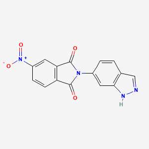 2-(1H-indazol-6-yl)-5-nitroisoindole-1,3-dione