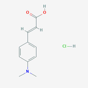 (E)-3-[4-(dimethylamino)phenyl]prop-2-enoic acid;hydrochloride