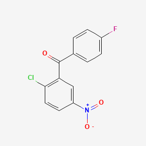 Methanone, (2-chloro-5-nitrophenyl)(4-fluorophenyl)-
