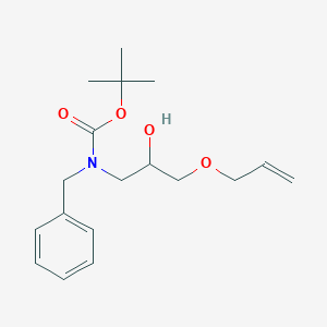 tert-butyl N-benzyl-N-(2-hydroxy-3-prop-2-enoxypropyl)carbamate