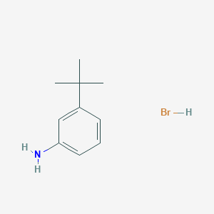 molecular formula C10H16BrN B8140174 3-Tert-butylaniline;hydrobromide 