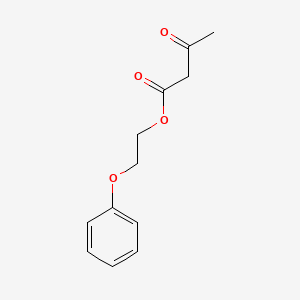 molecular formula C12H14O4 B8140218 Butanoic acid, 3-oxo-, 2-phenoxyethyl ester CAS No. 57582-44-2