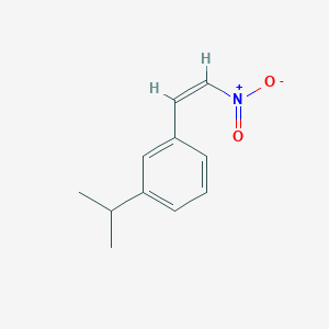 1-[(Z)-2-nitroethenyl]-3-propan-2-ylbenzene
