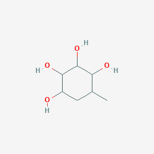 molecular formula C7H14O4 B8140237 5-Methylcyclohexane-1,2,3,4-tetrol 