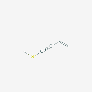 molecular formula C5H6S B081403 1-Methylthio-3-buten-1-yne CAS No. 13030-50-7