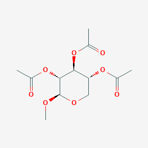 molecular formula C12H18O8 B081405 Methyl-2,3,4-tri-O-acetyl-beta-D-xylopyranoside CAS No. 13007-37-9
