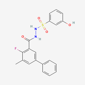 molecular formula C20H17FN2O4S B8140561 WM-3835 