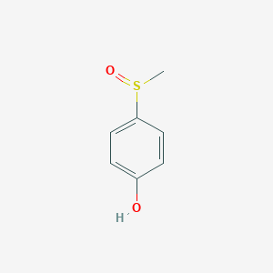 molecular formula C7H8O2S B081417 4-(Methylsulfinyl)phenol CAS No. 14763-64-5