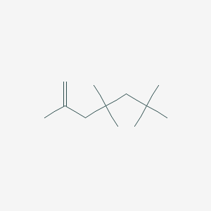 molecular formula C12H24 B081418 2,4,4,6,6-Pentamethyl-1-heptene CAS No. 14031-86-8