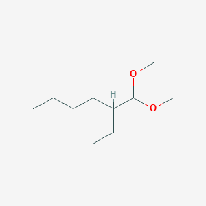 molecular formula C10H22O2 B081423 3-(Dimethoxymethyl)heptane CAS No. 14250-95-4
