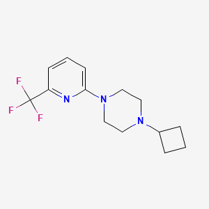 1-Cyclobutyl-4-[6-(trifluoromethyl)pyridin-2-yl]piperazine