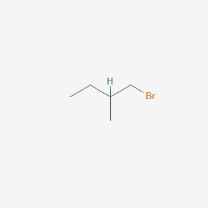 molecular formula C5H11Br B081432 1-Bromo-2-methylbutane CAS No. 10422-35-2