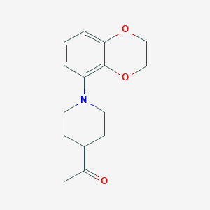 1-[1-(2,3-Dihydro-1,4-benzodioxin-5-yl)piperidin-4-yl]ethanone