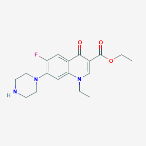 molecular formula C18H22FN3O3 B8143362 Norfloxacin Ethyl Ester CAS No. 74011-47-5