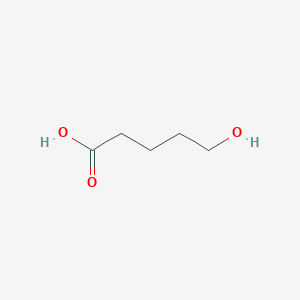 molecular formula C5H10O3 B081434 5-Hydroxypentanoic acid CAS No. 13392-69-3